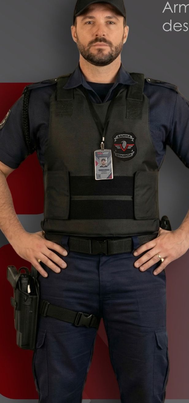 Vigilante Samma uniformizado